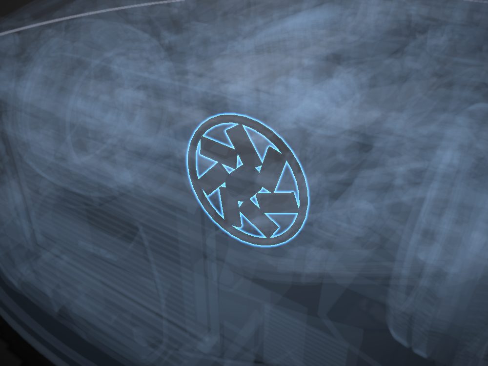 Left fan highlighted on the car