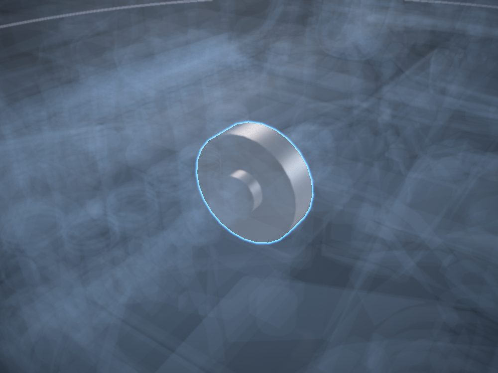 Torque converter highlighted on the car