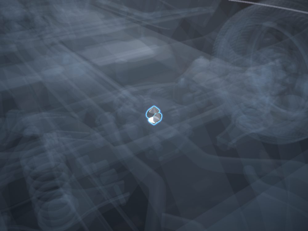 Spider gears highlighted on the car