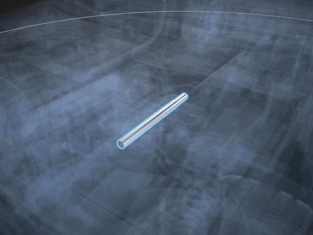Shafts highlighted on the car