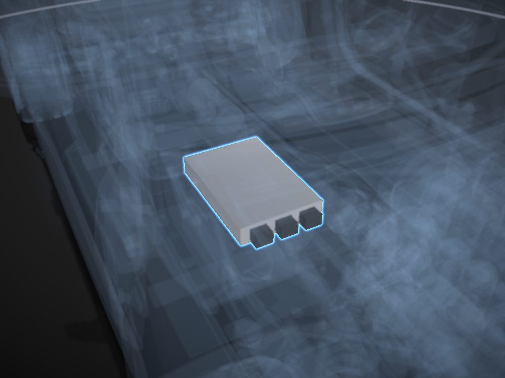 Engine ECU (DME) highlighted on the car