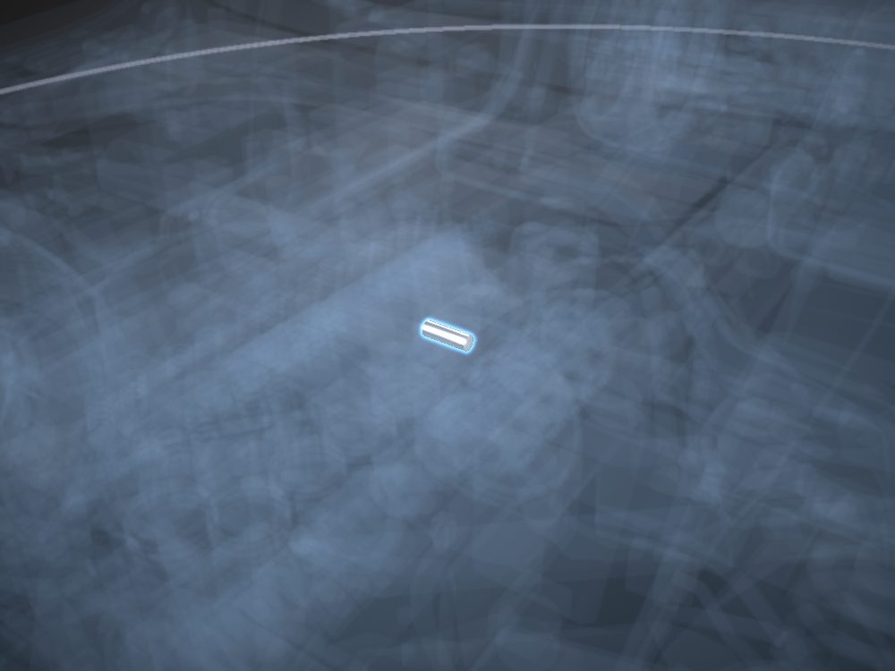 Wrist pin highlighted on the car