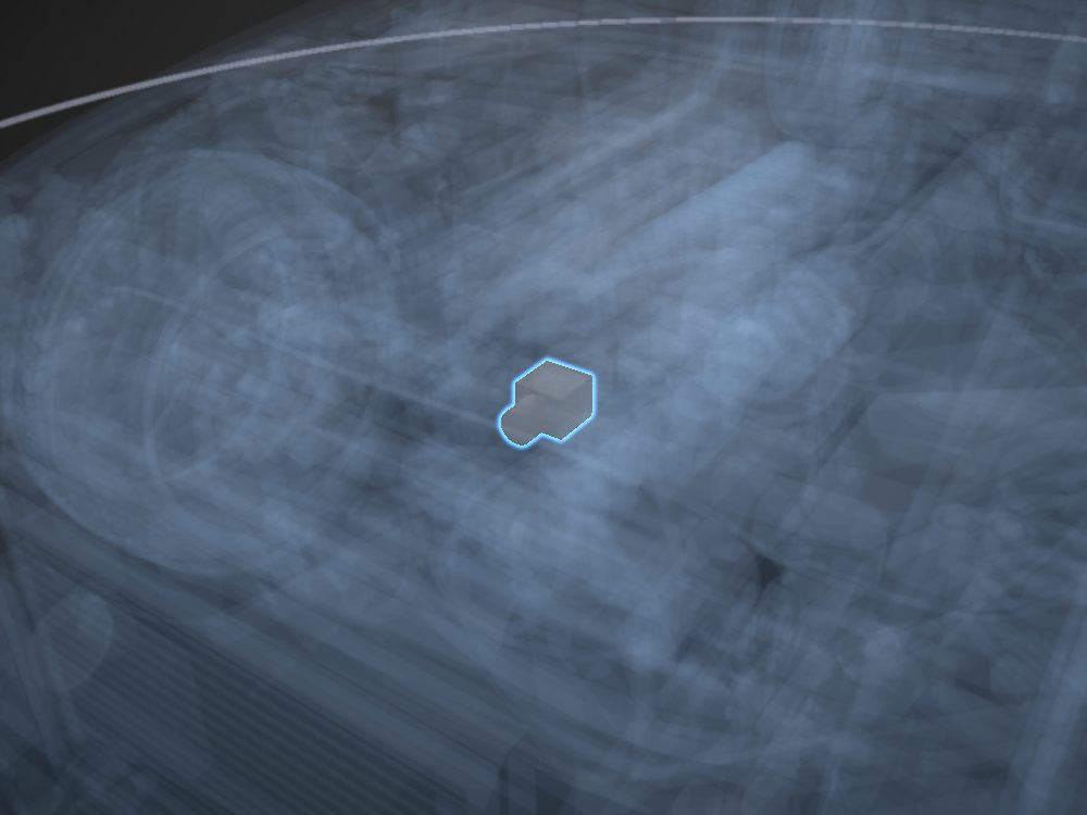Thermostat highlighted on the car