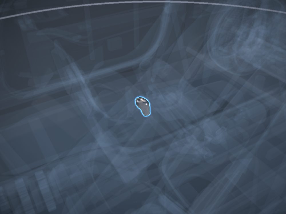 Gear selector highlighted on the car