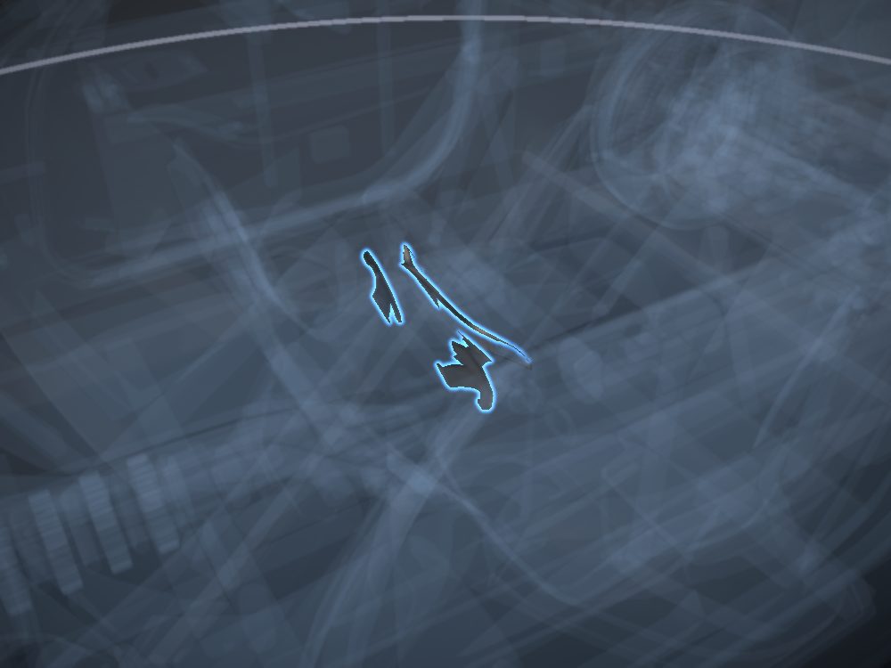 Shift paddles highlighted on the car